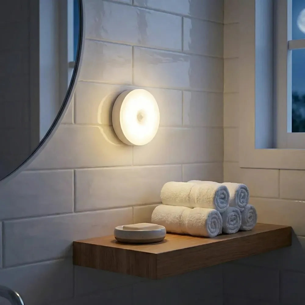 Motion sensor light with usb charging