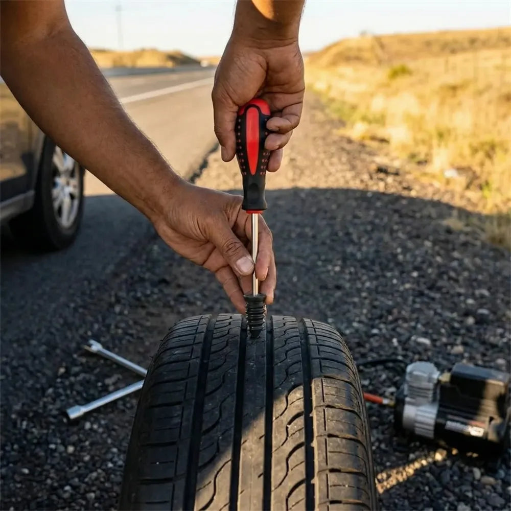 Motorcycle car fast tool self-service tire repair nail (pack of 10)
