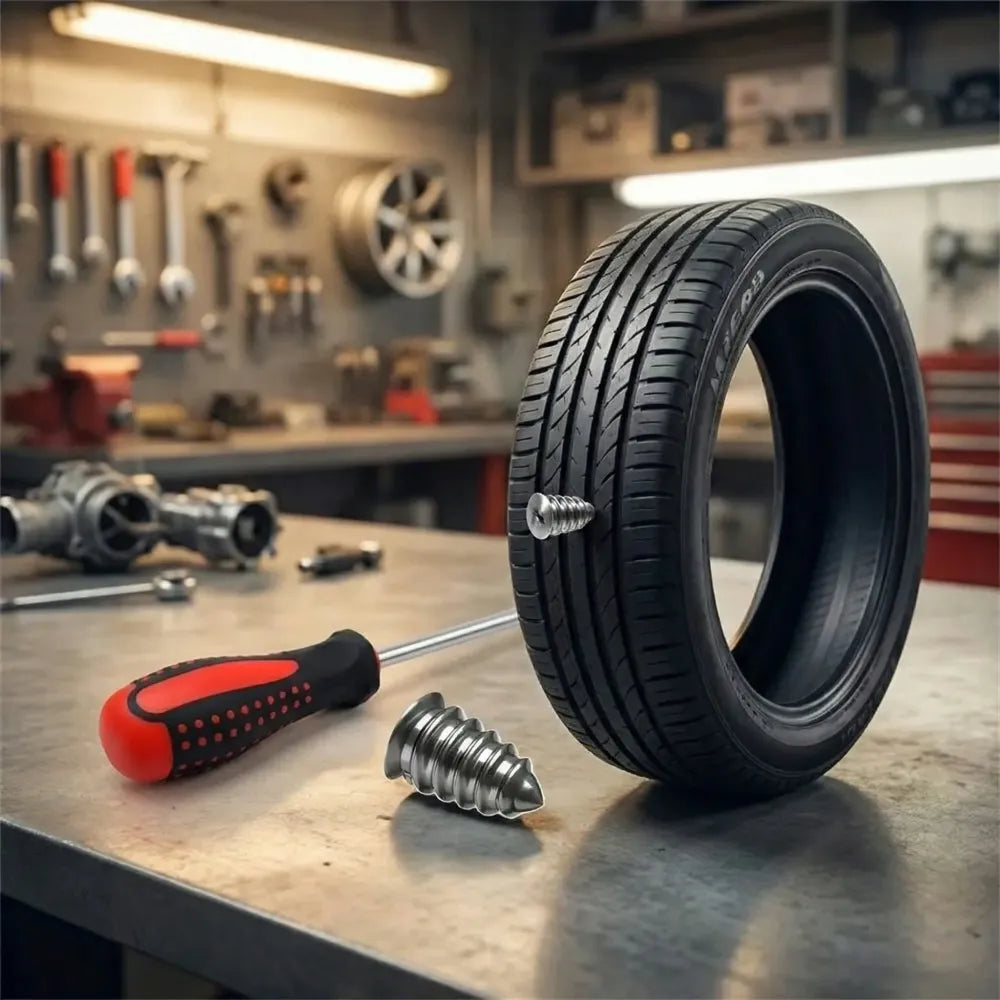 Motorcycle car fast tool self-service tire repair nail (pack of 10)