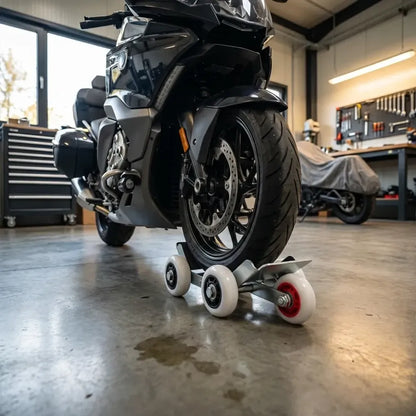 Motorcycle flat tire power booster