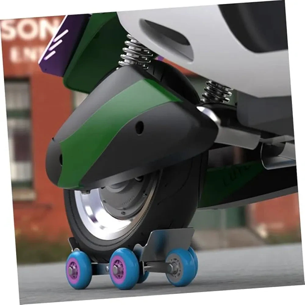 Motorcycle flat tire power booster