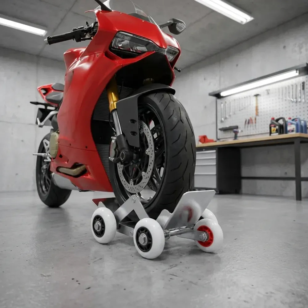 Motorcycle flat tire power booster