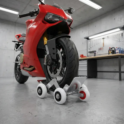 Motorcycle flat tire power booster