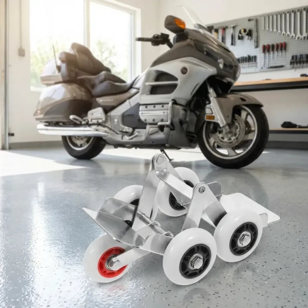 Motorcycle flat tire power booster
