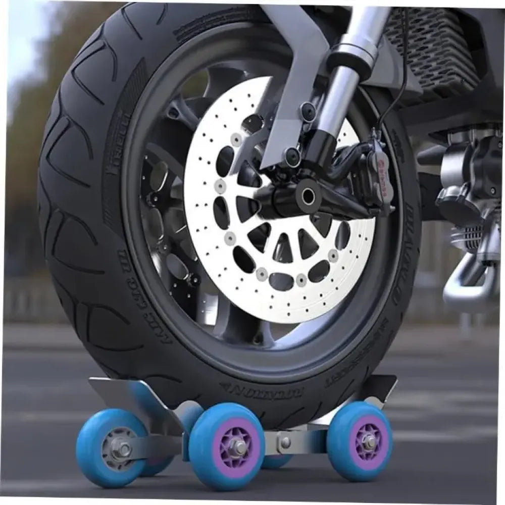 Motorcycle flat tire power booster