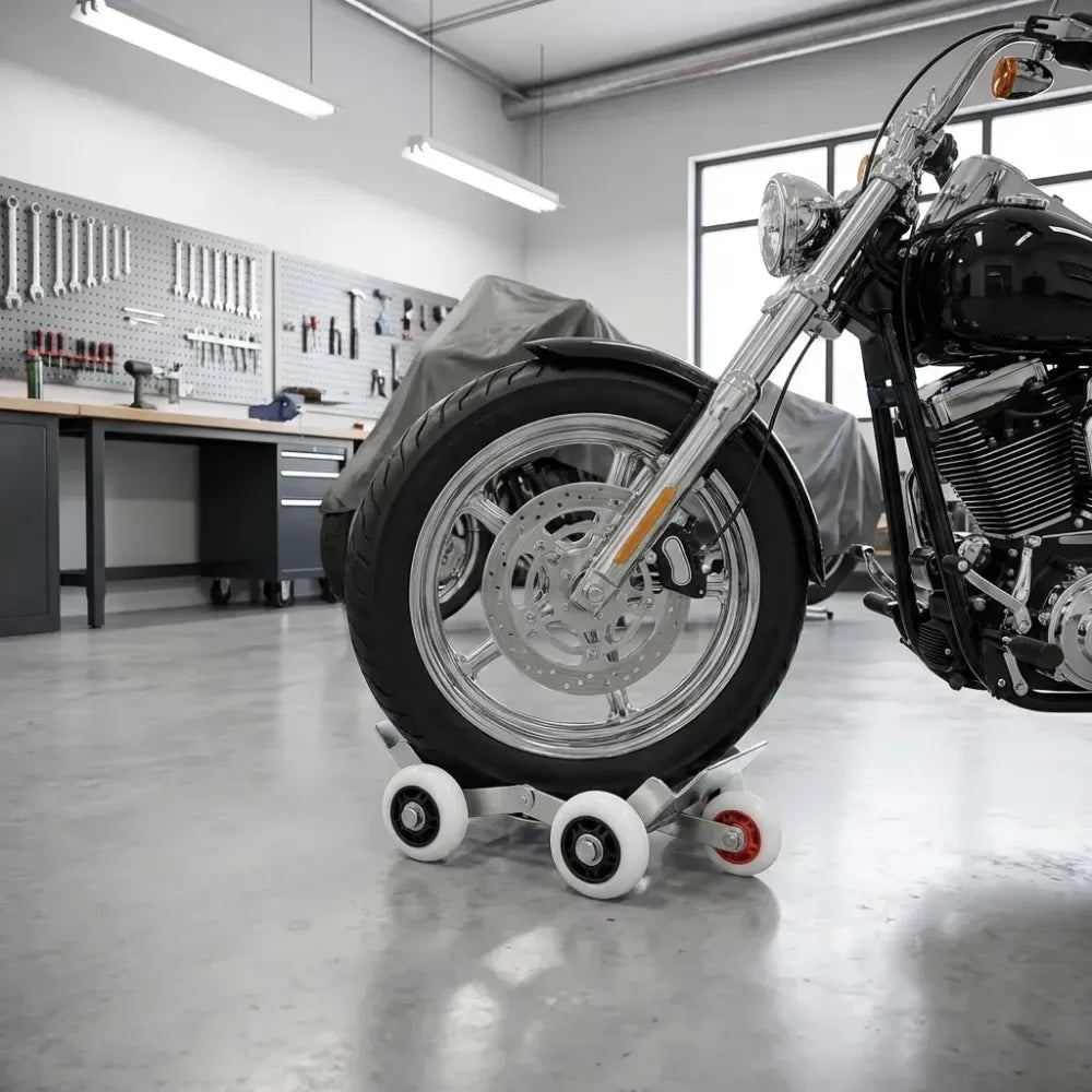 Motorcycle flat tire power booster