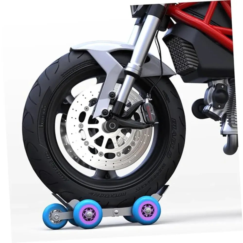 Motorcycle flat tire power booster