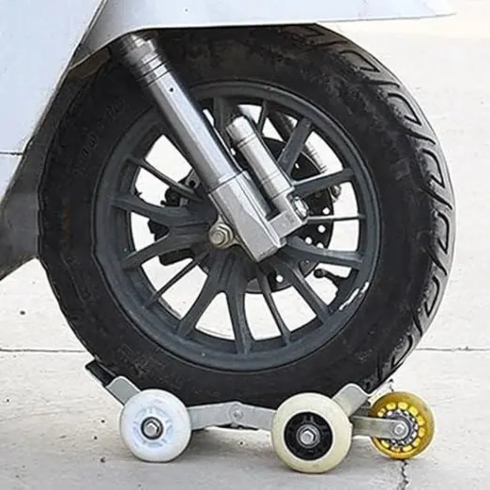 Motorcycle flat tire power booster