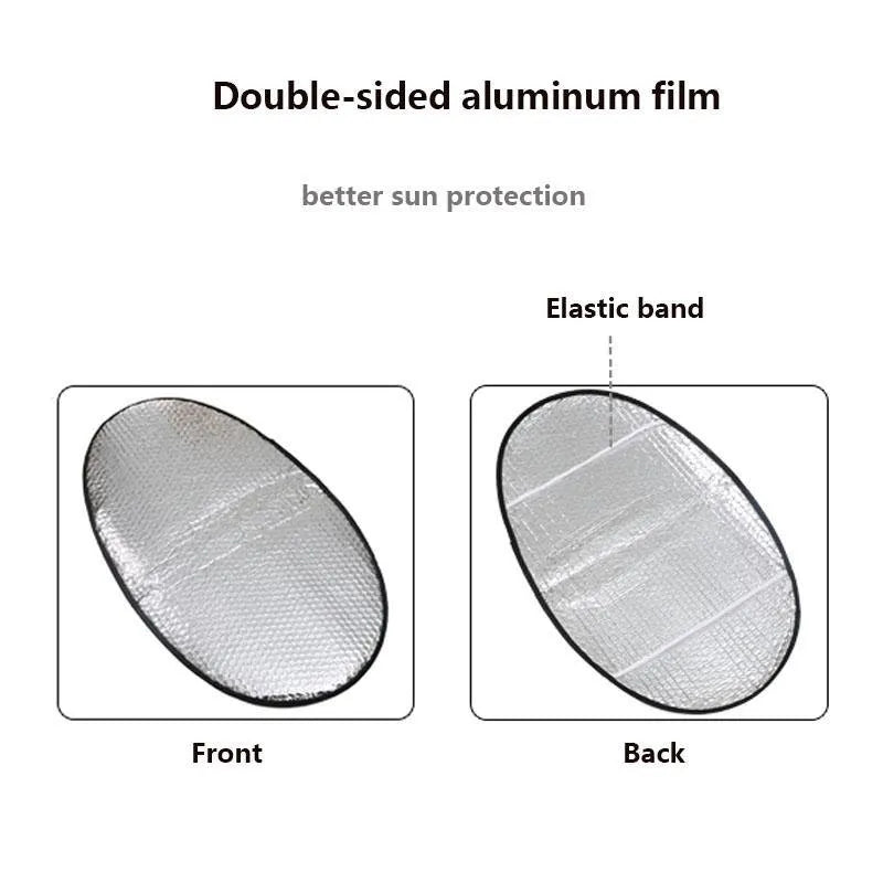 Aluminum foil bike seat cover