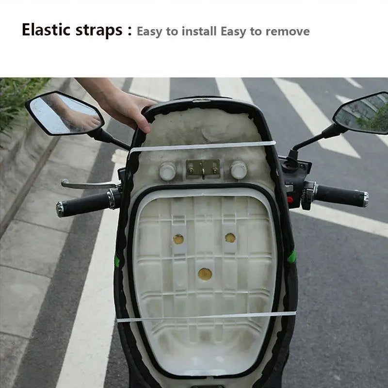 Aluminum foil bike seat cover