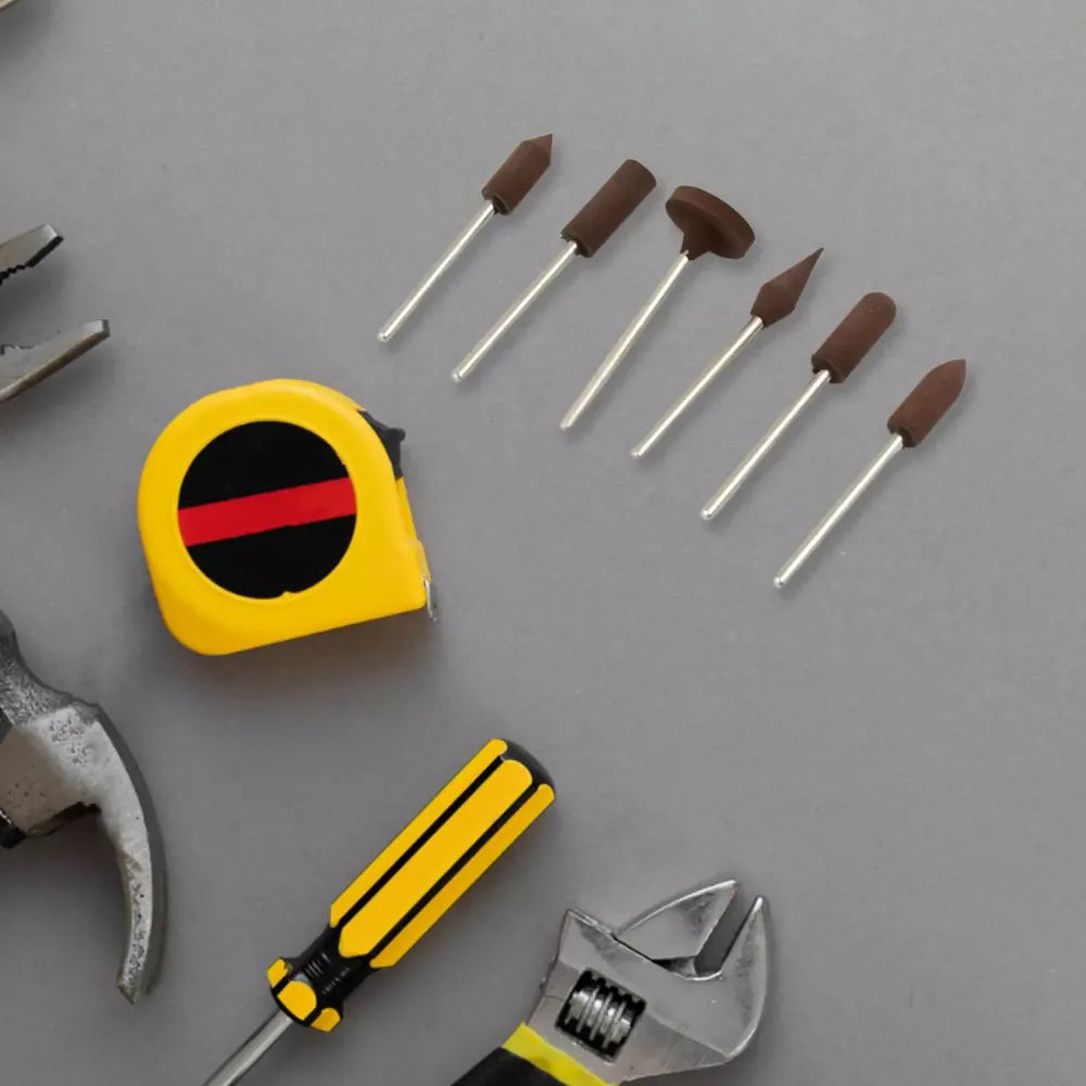 Mounted grinding stone set