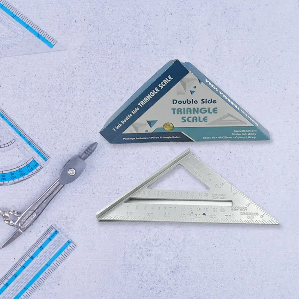Multi-functional aluminum rafter square - hardware