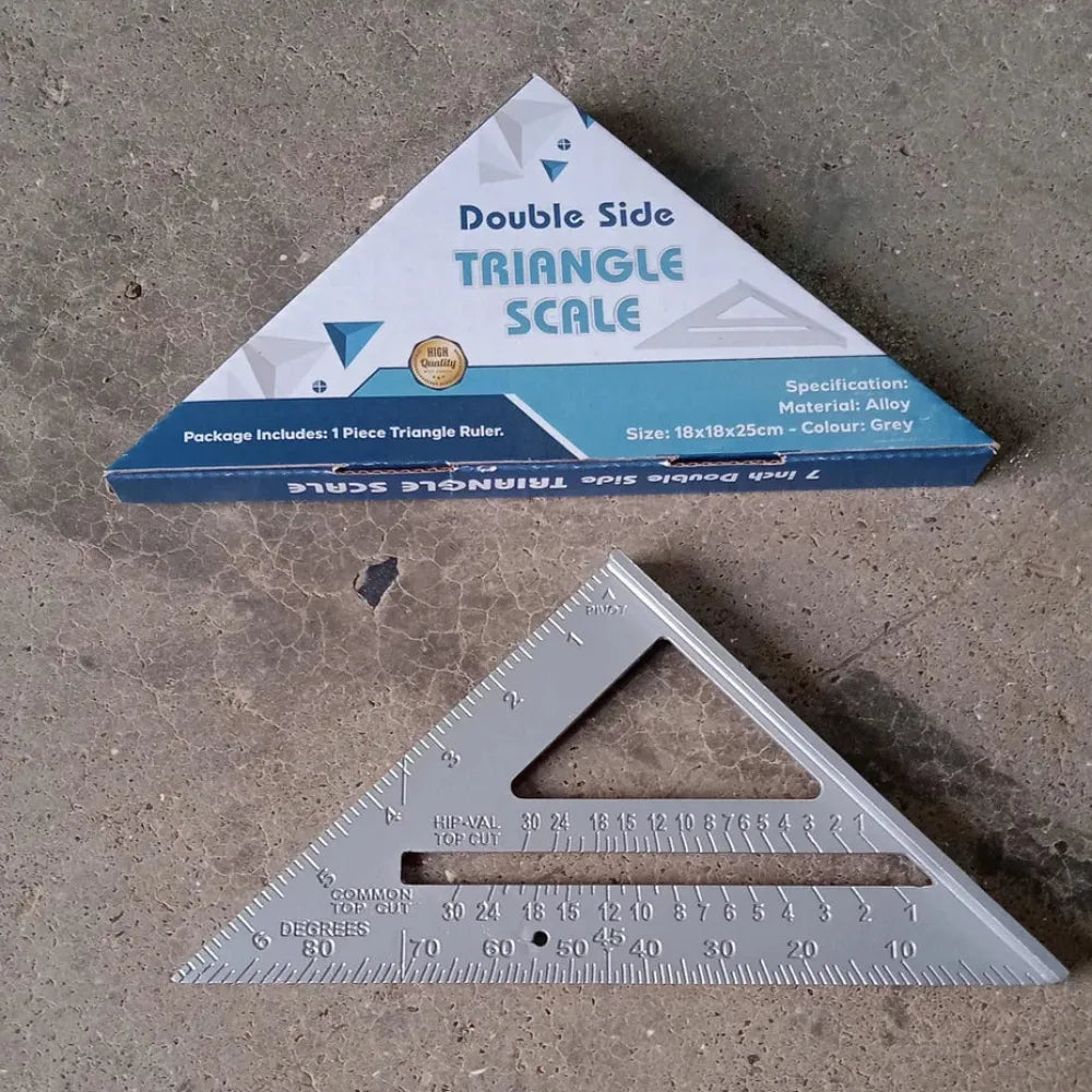 Multi-functional aluminum rafter square - hardware