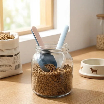 Multi-functional measuring scoop with clip - home improvement