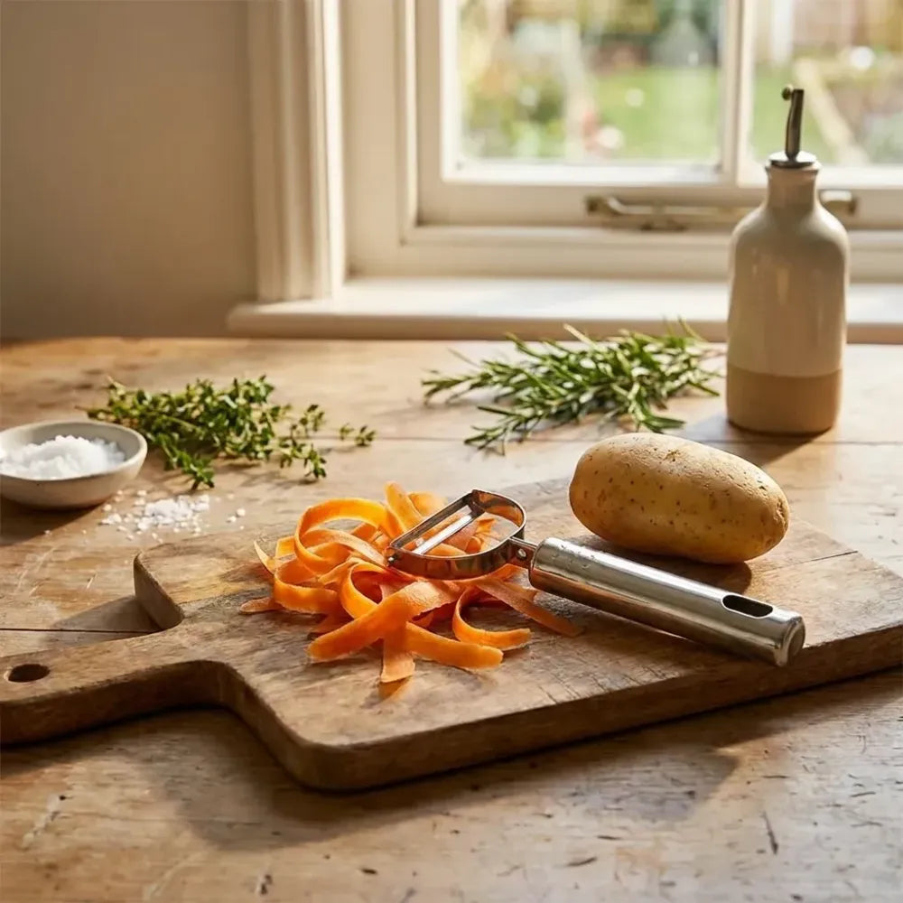 Multi-functional stainless steel peeler - home & kitchen