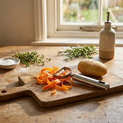 Multi-functional stainless steel peeler - home & kitchen