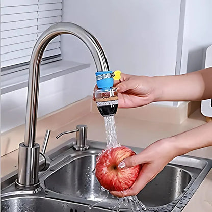 Multi-layer activated carbon water faucet mount filter (assorted color)
