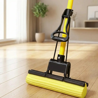 Multi-purpose foldable floor cleaning squeeze mop wiper