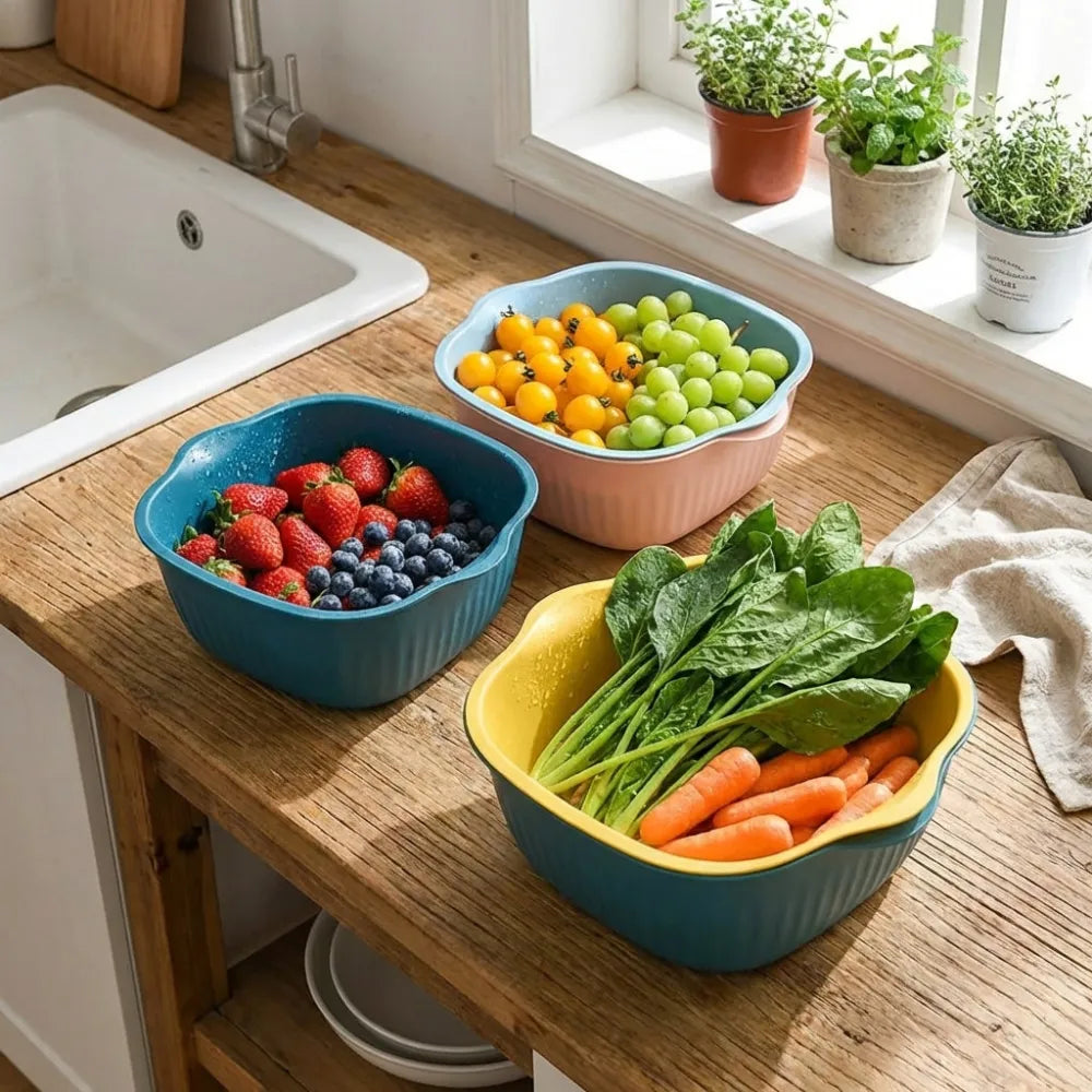 Multi-purpose kitchen strainer - home &