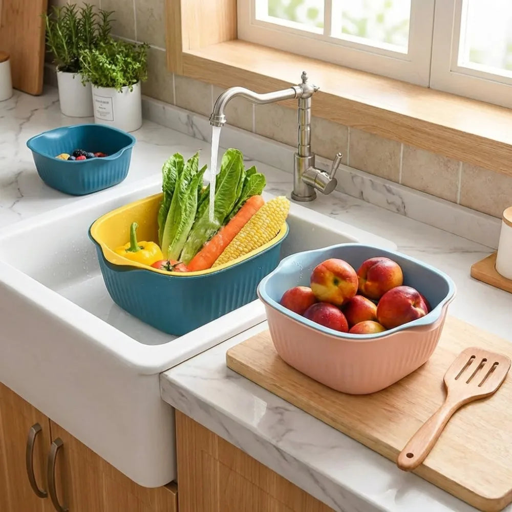 Multi-purpose kitchen strainer - home &