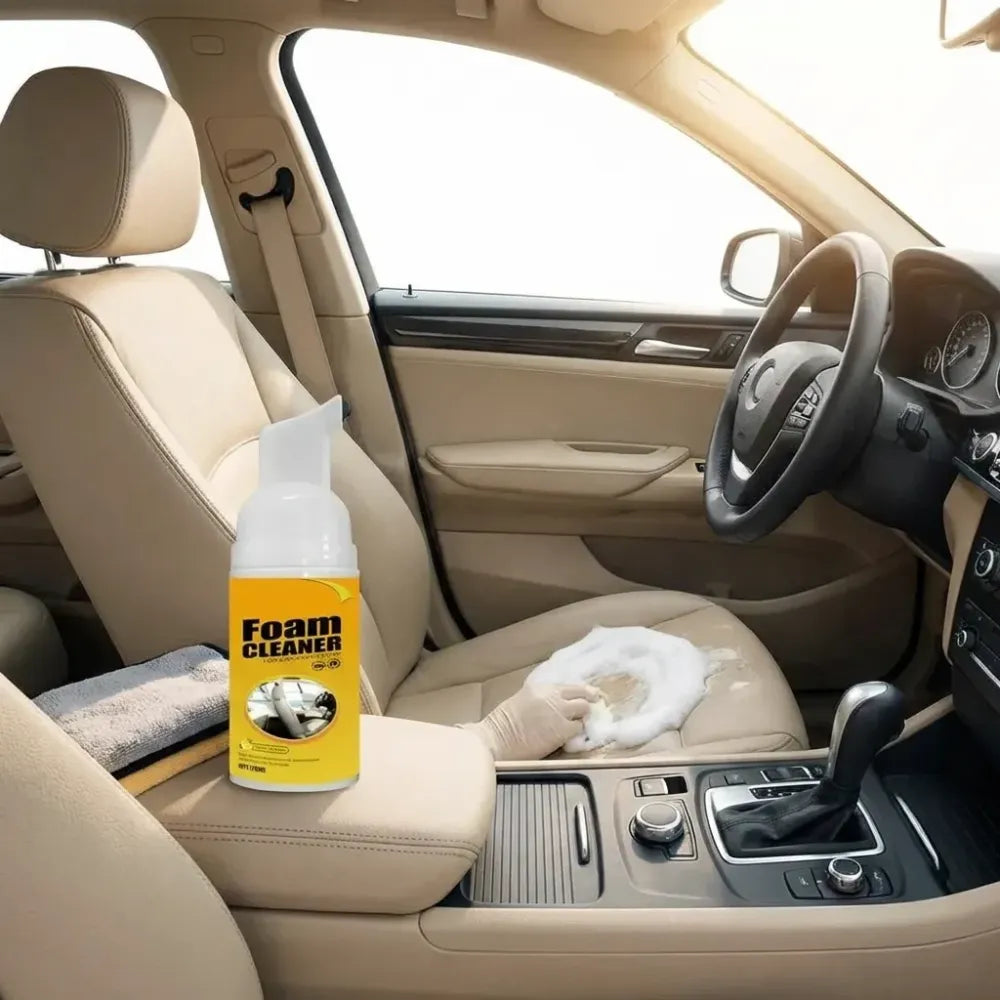 Multi-surface car foam cleaner