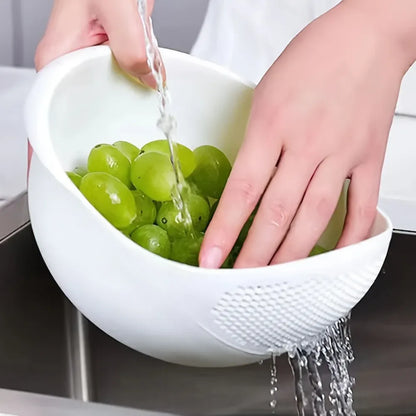 Multi-use kitchen strainer bowl - tool