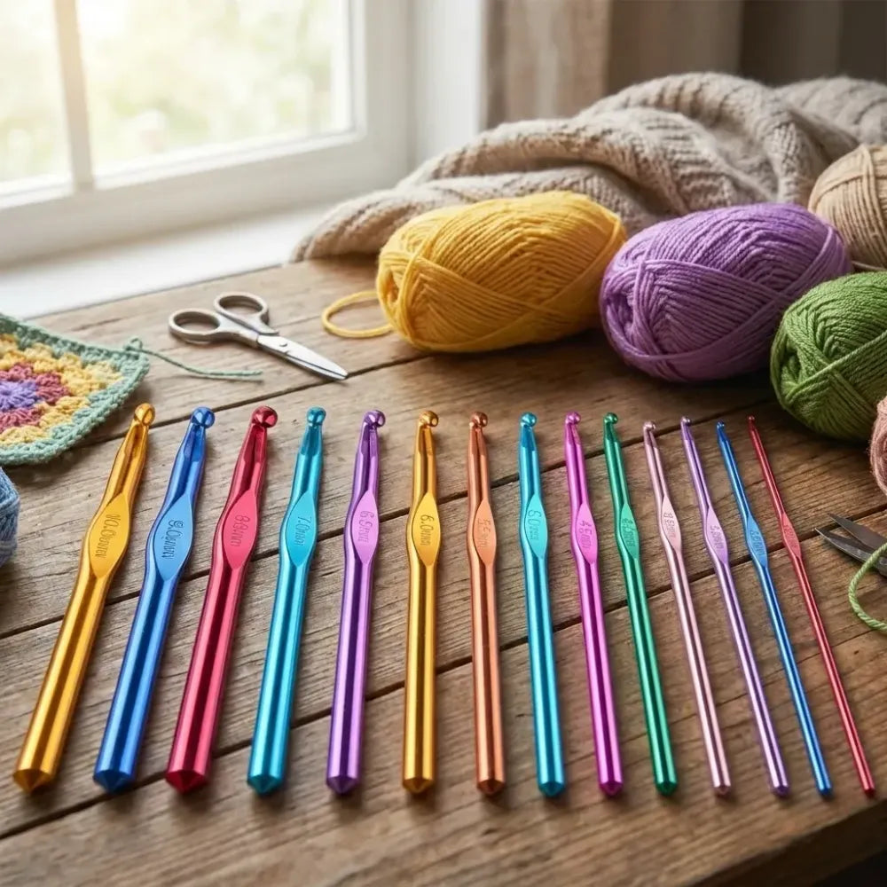 Multicolor aluminum knitting needles - home improvement