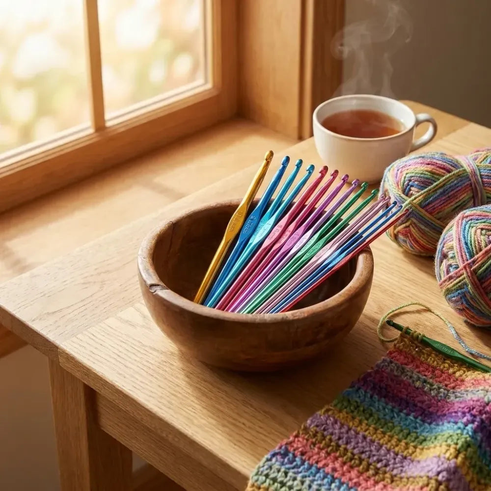 Multicolor aluminum knitting needles - home improvement