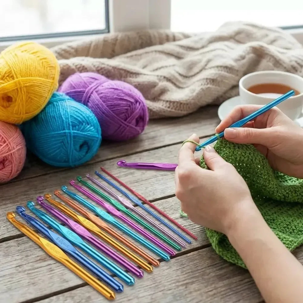 Multicolor aluminum knitting needles - home improvement