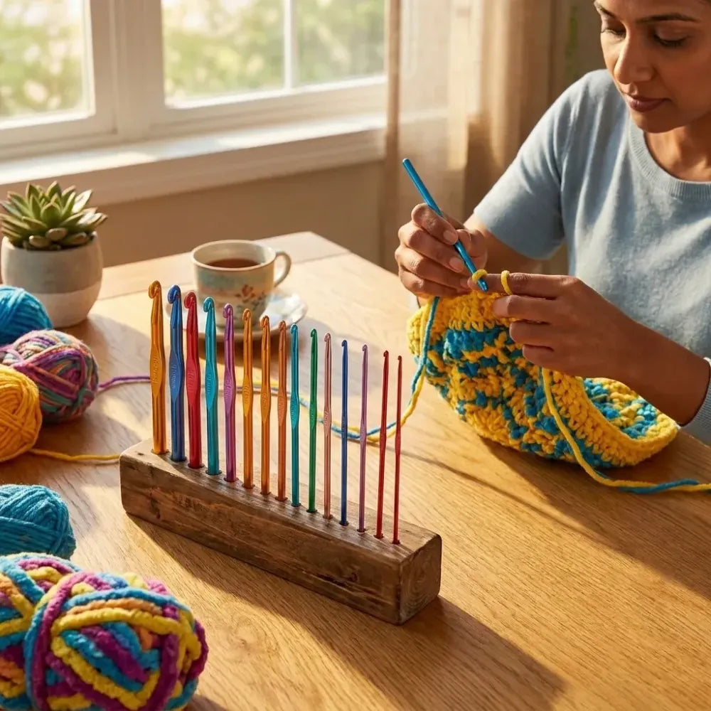 Multicolor aluminum knitting needles - home improvement