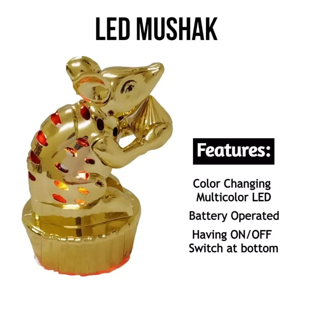 Multicolor led mushak for ganpati - home improvement