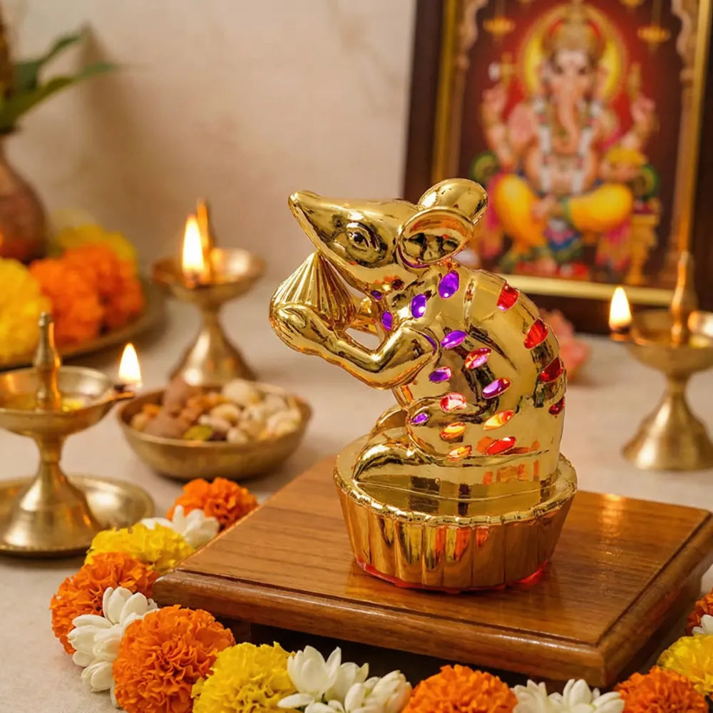 Multicolor led mushak for ganpati - home improvement