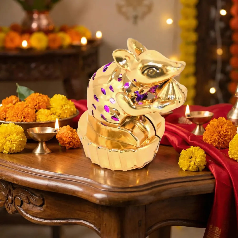 Multicolor led mushak for ganpati - home improvement
