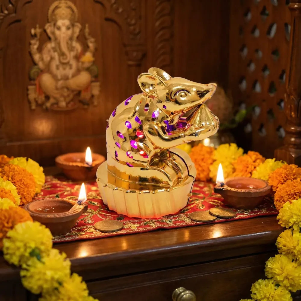 Multicolor led mushak for ganpati - home improvement