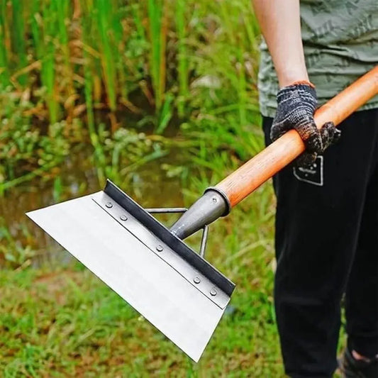Multifunctional cleaning flat shovel