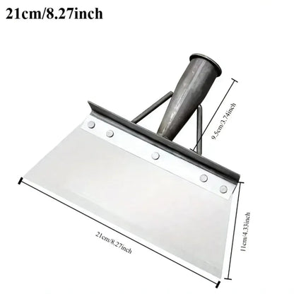 Multifunctional deep cleaning flat shovel