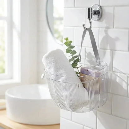 Multifunctional hanging storage basket