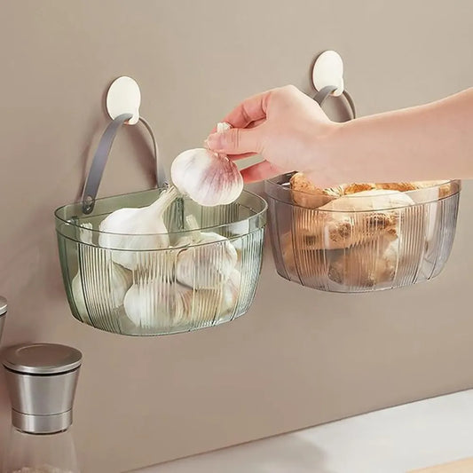 Multifunctional hanging storage basket