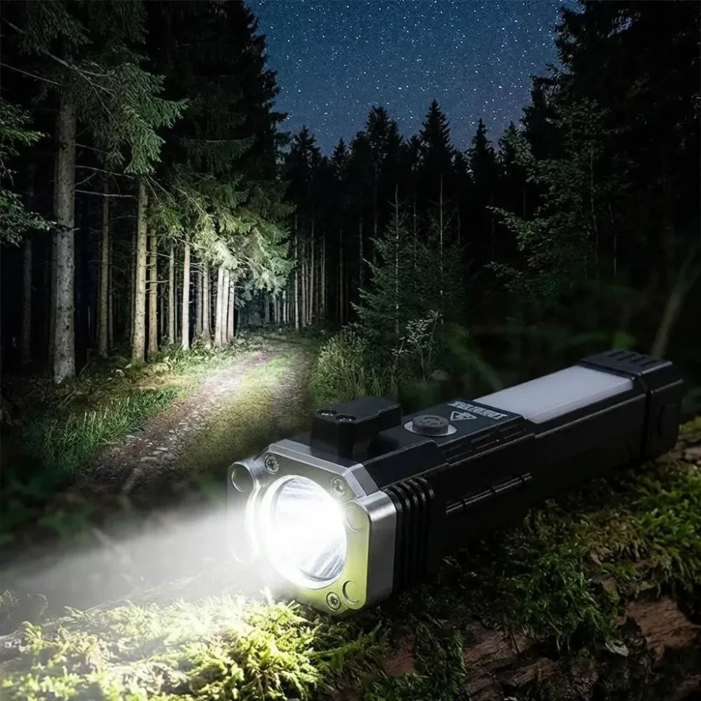 Multifunctional rechargeable survival flashlight - hardware