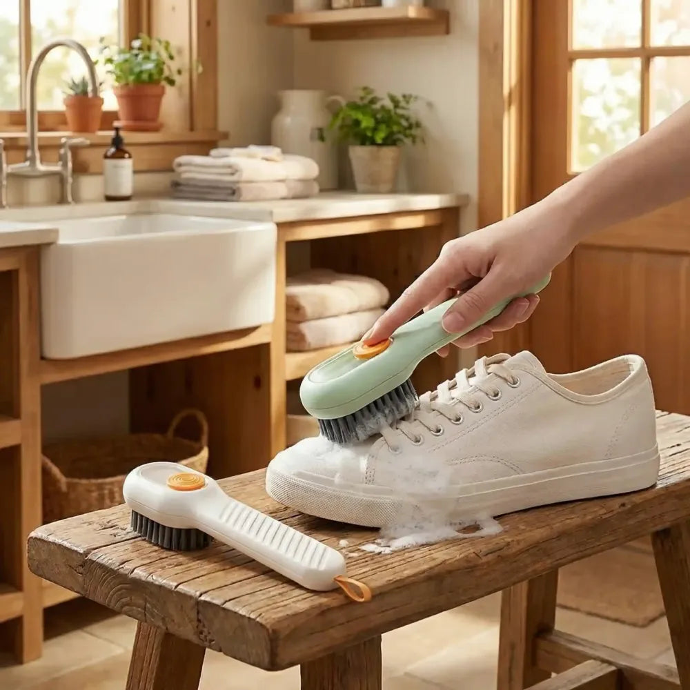 Multifunctional scrubbing brush