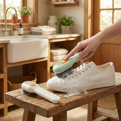 Multifunctional scrubbing brush