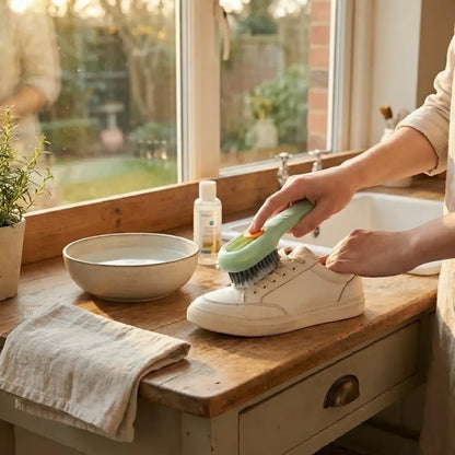 Multifunctional scrubbing brush