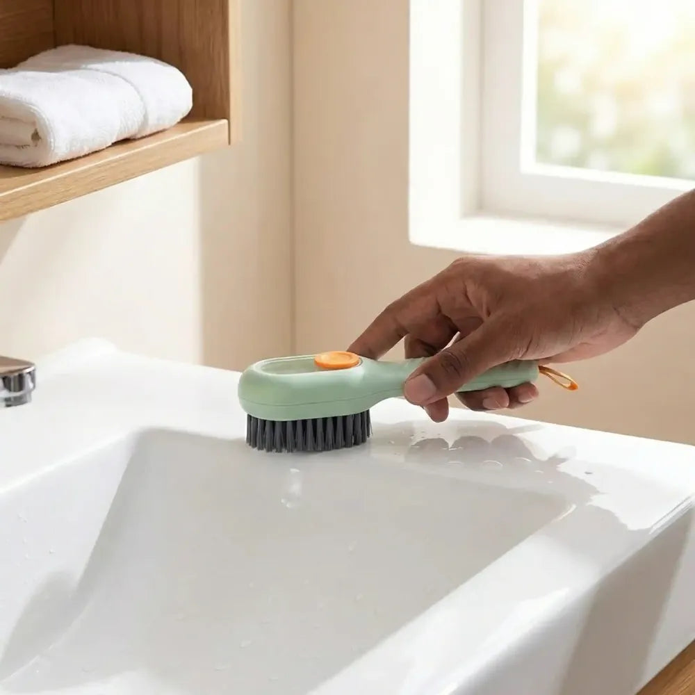 Multifunctional scrubbing brush