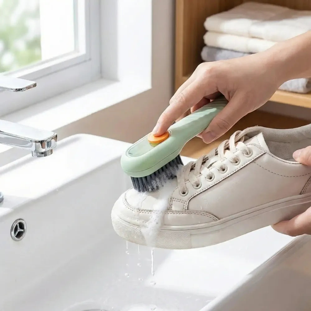 Multifunctional scrubbing brush