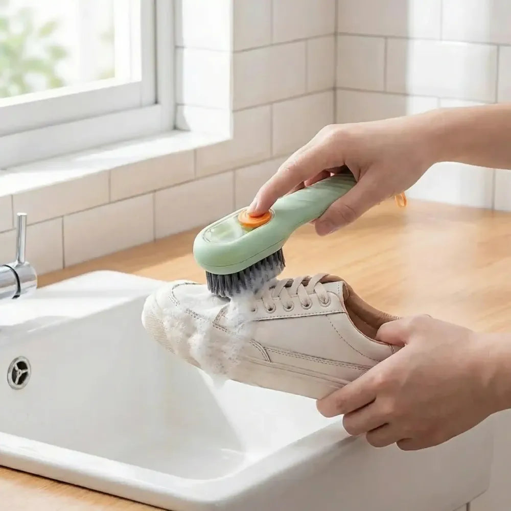Multifunctional scrubbing brush