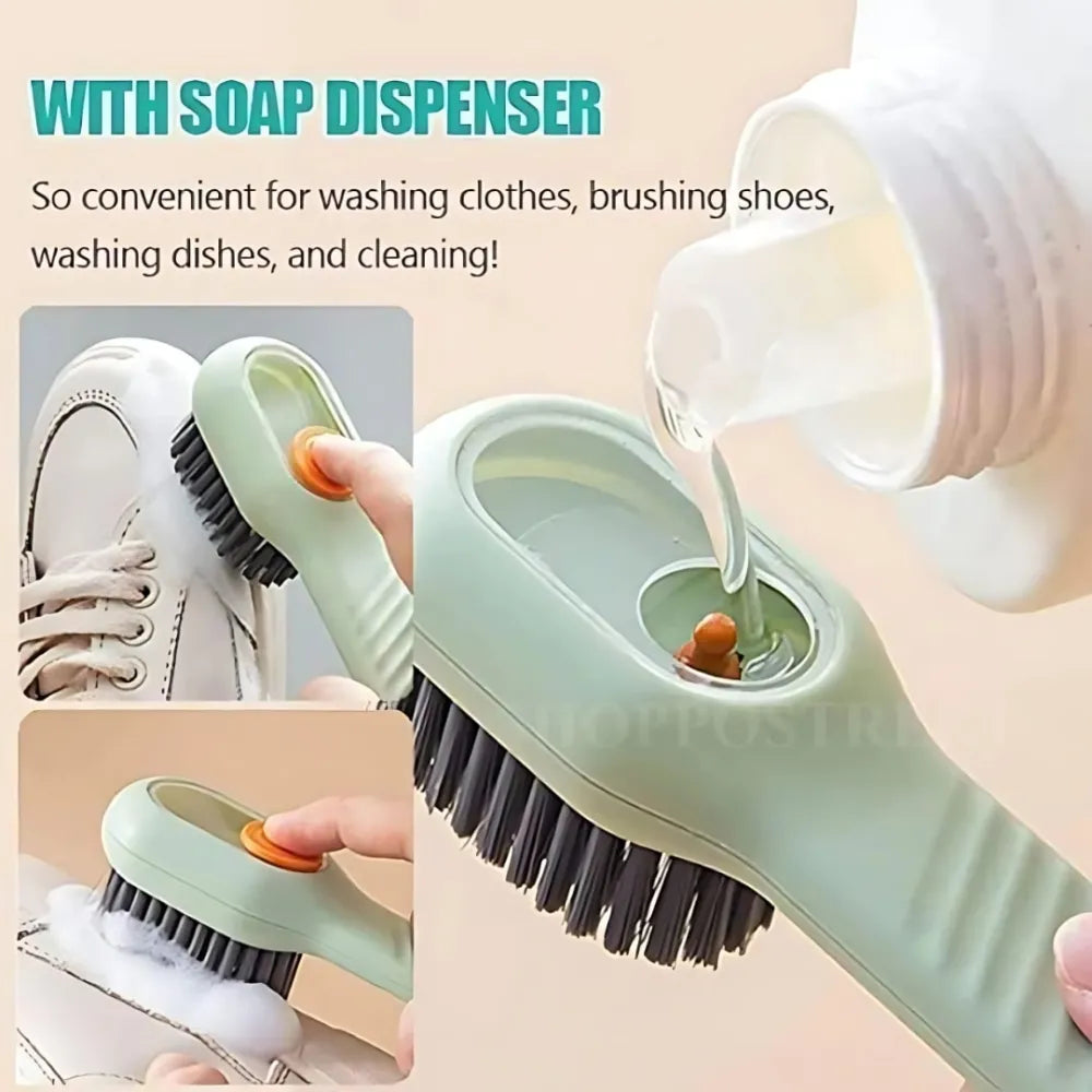 Multifunctional scrubbing brush