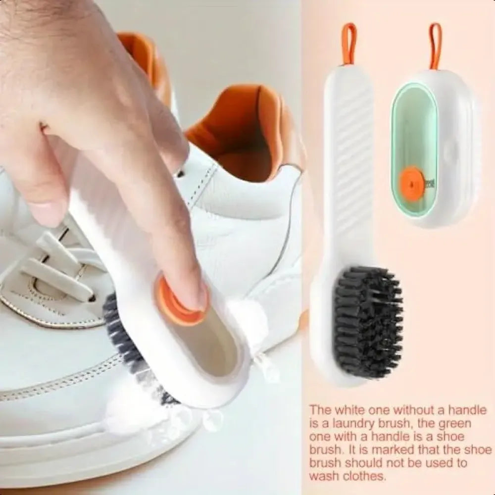 Multifunctional scrubbing brush dispenser