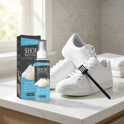 Multifunctional shoe whitener spray