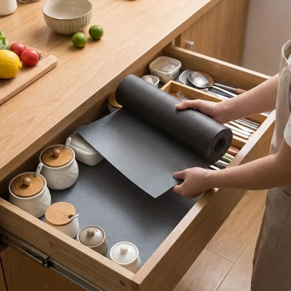 Multipurpose anti-slip shelf mat - home & kitchen