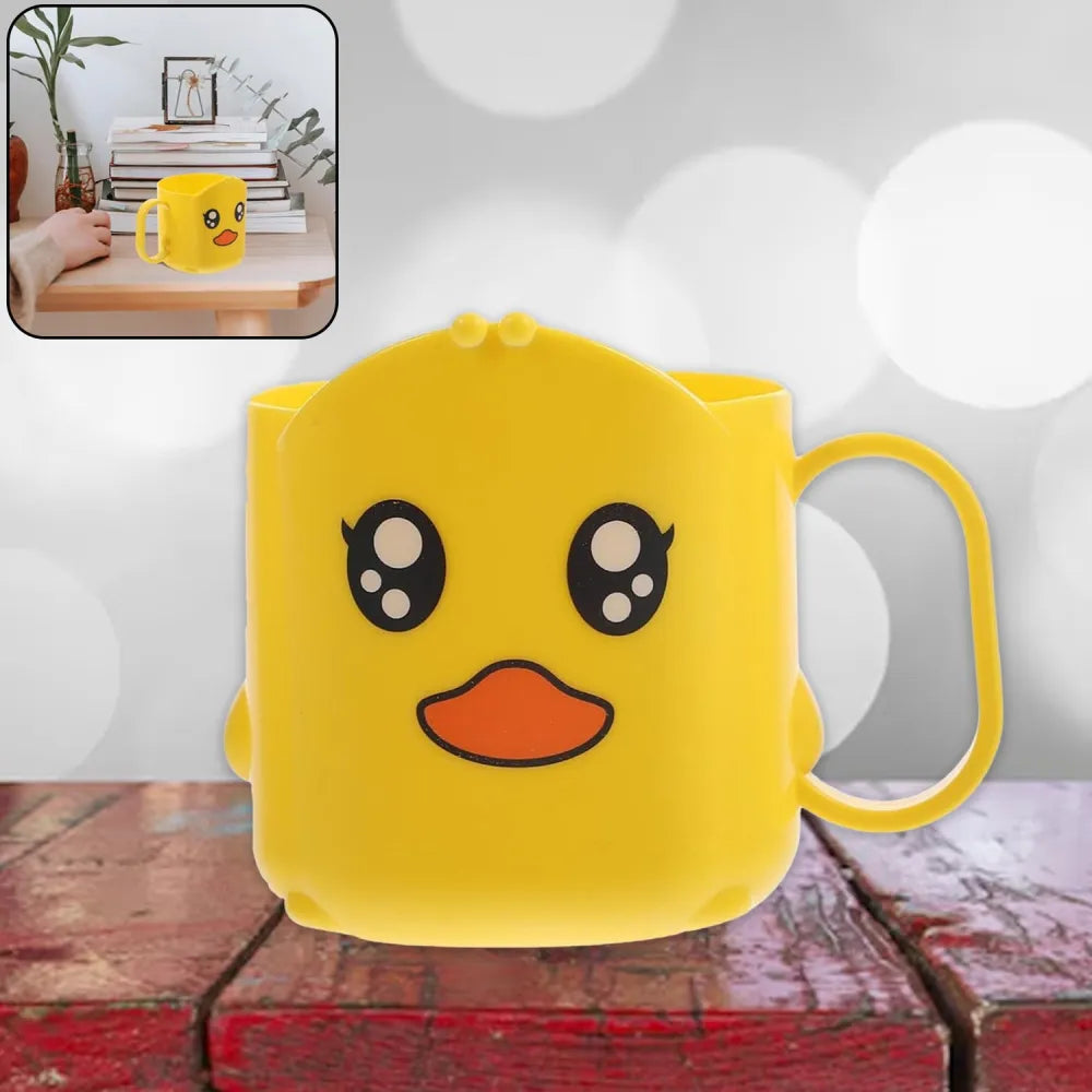 Multipurpose cartoon plastic cup toothbrush cups (1 pc) - home & kitchen